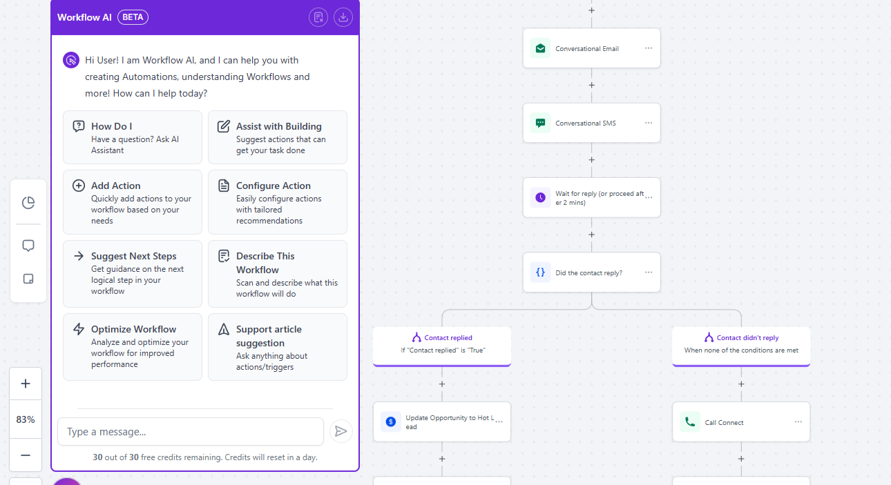 Agency workflow management with GoHighLevel dashboard